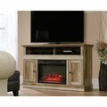 Sauder Cannery Bridge Media Fireplace , Accommodates up to a 60 in. TV weighing 70 lbs 423001